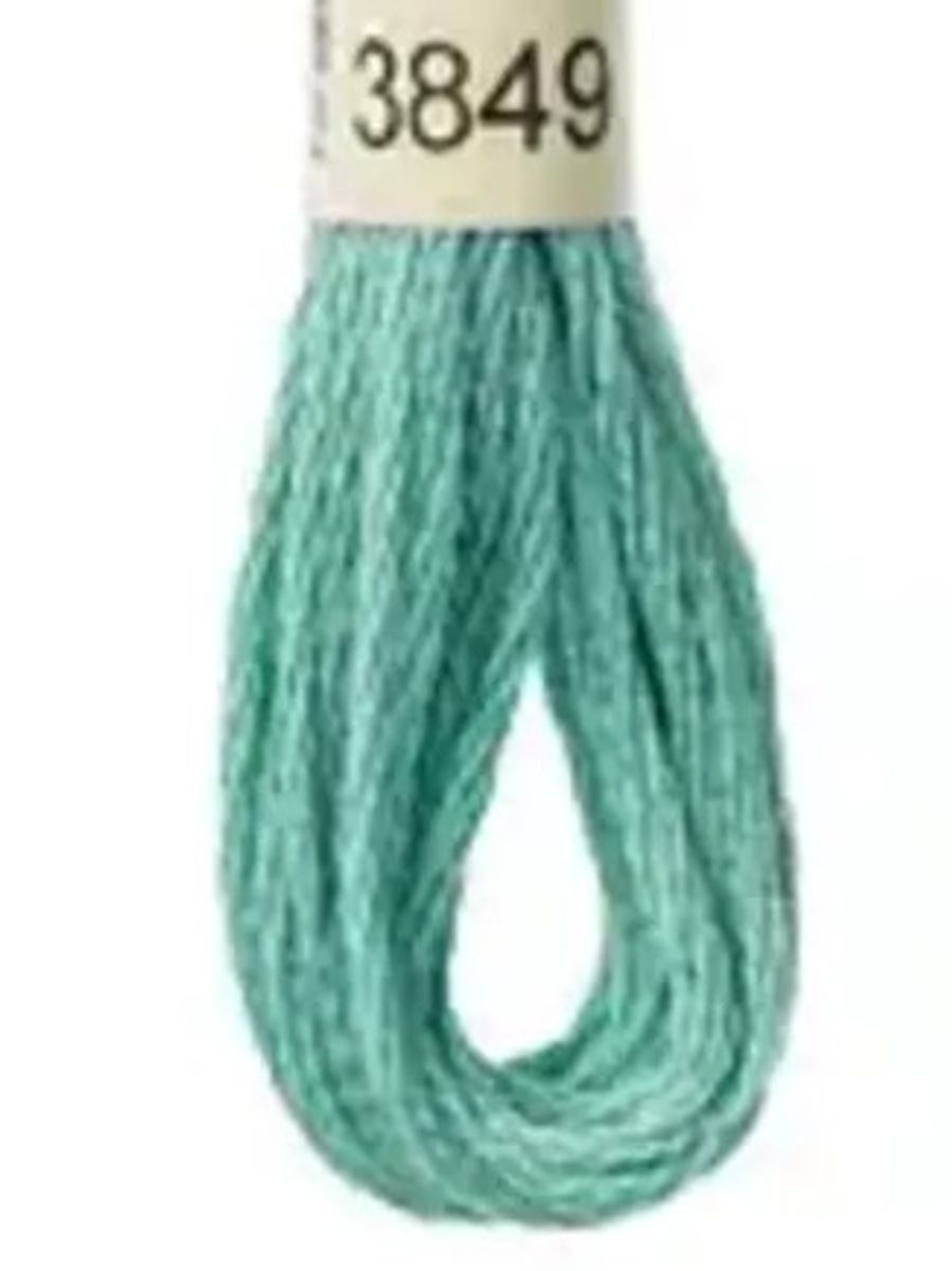 DMC Mouline No. 117 ensfarget brodergarn bomull