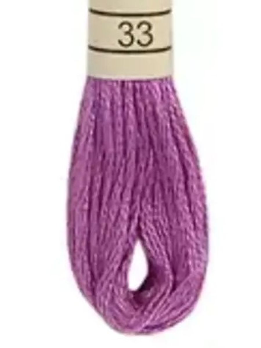 DMC Mouline No. 117 ensfarget brodergarn bomull