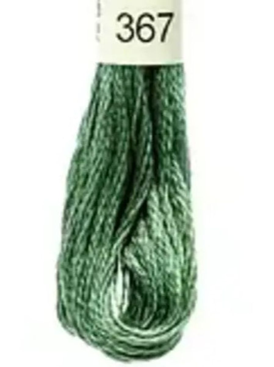 DMC Mouline No. 117 ensfarget brodergarn bomull
