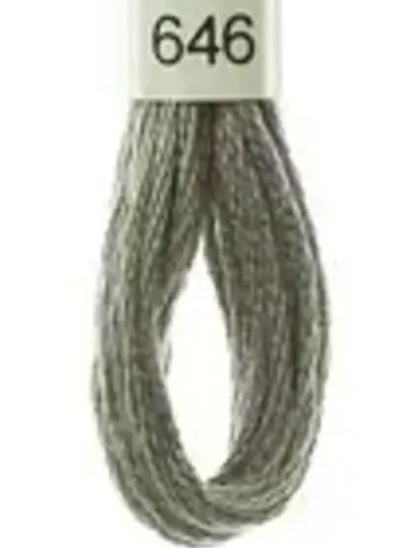 DMC Mouline No. 117 ensfarget brodergarn bomull