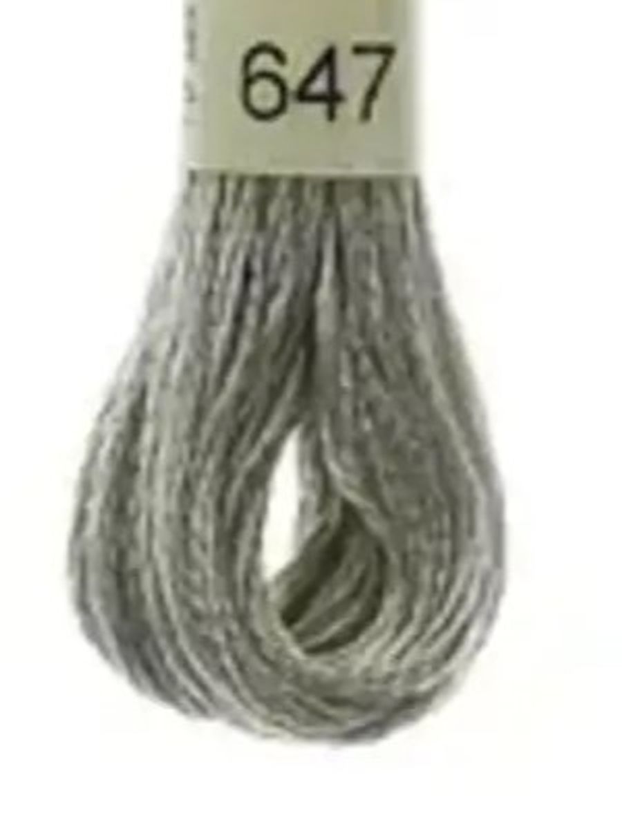 DMC Mouline No. 117 ensfarget brodergarn bomull