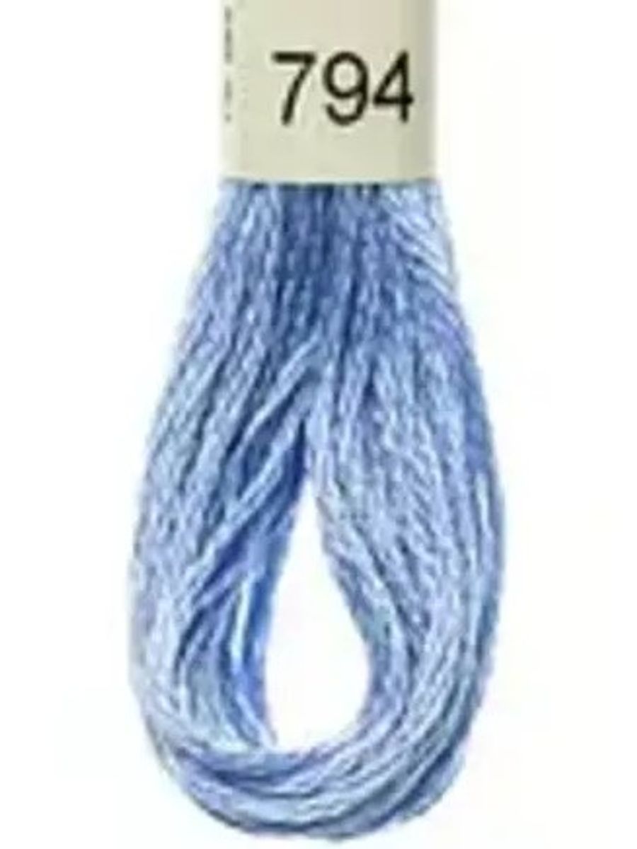 DMC Mouline No. 117 ensfarget brodergarn bomull