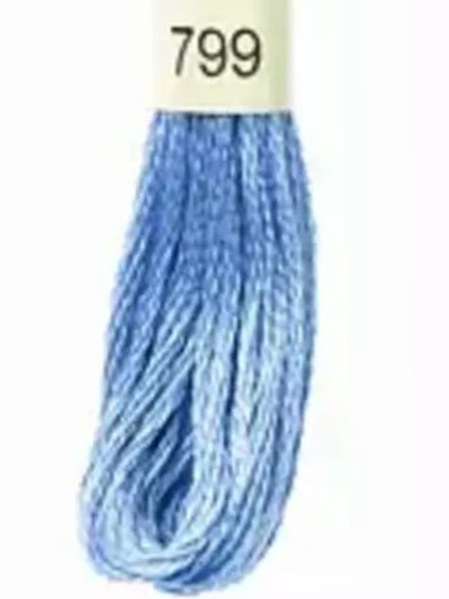 DMC Mouline No. 117 ensfarget brodergarn bomull