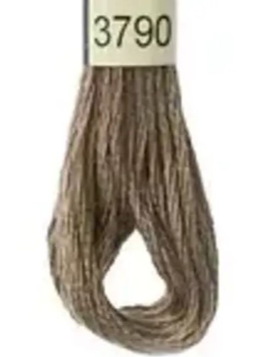 DMC Mouline No. 117 ensfarget brodergarn bomull