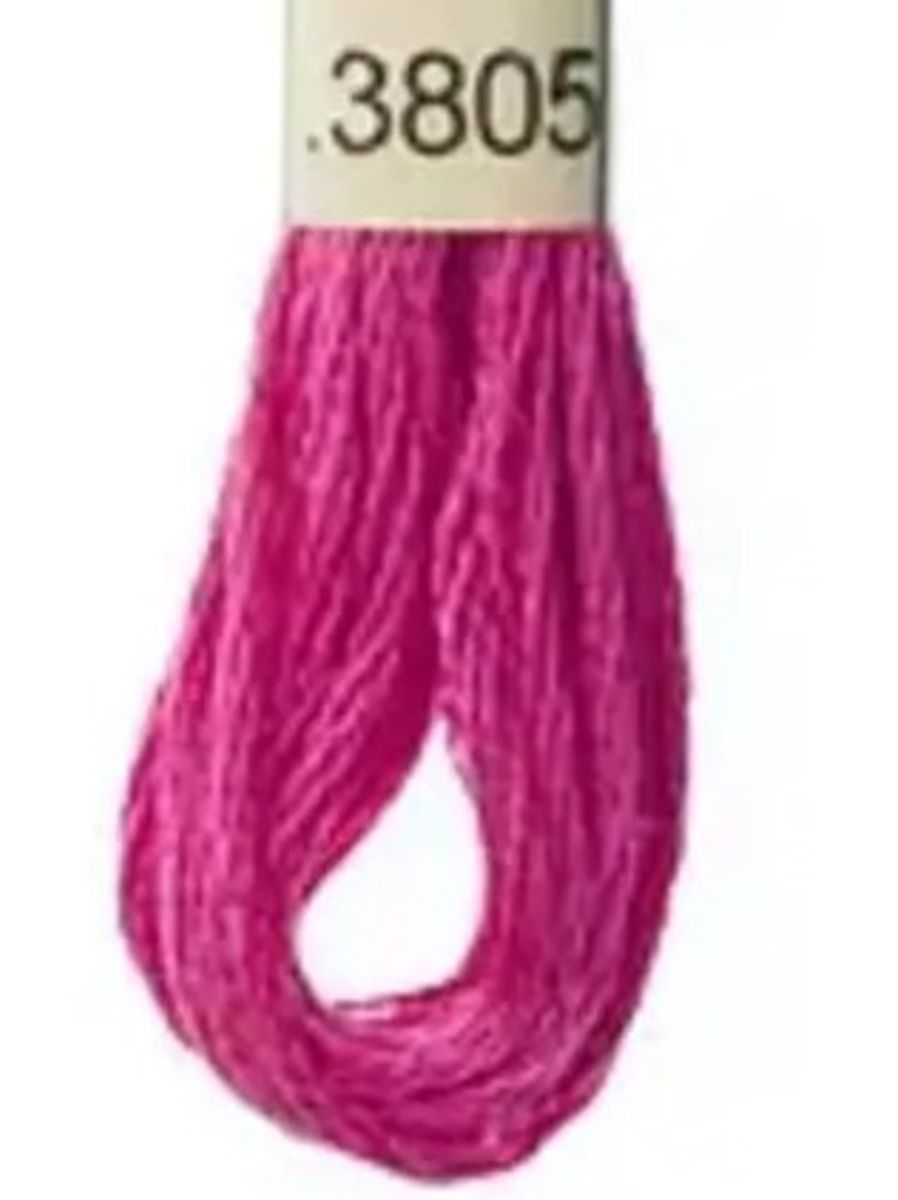 DMC Mouline No. 117 ensfarget brodergarn bomull