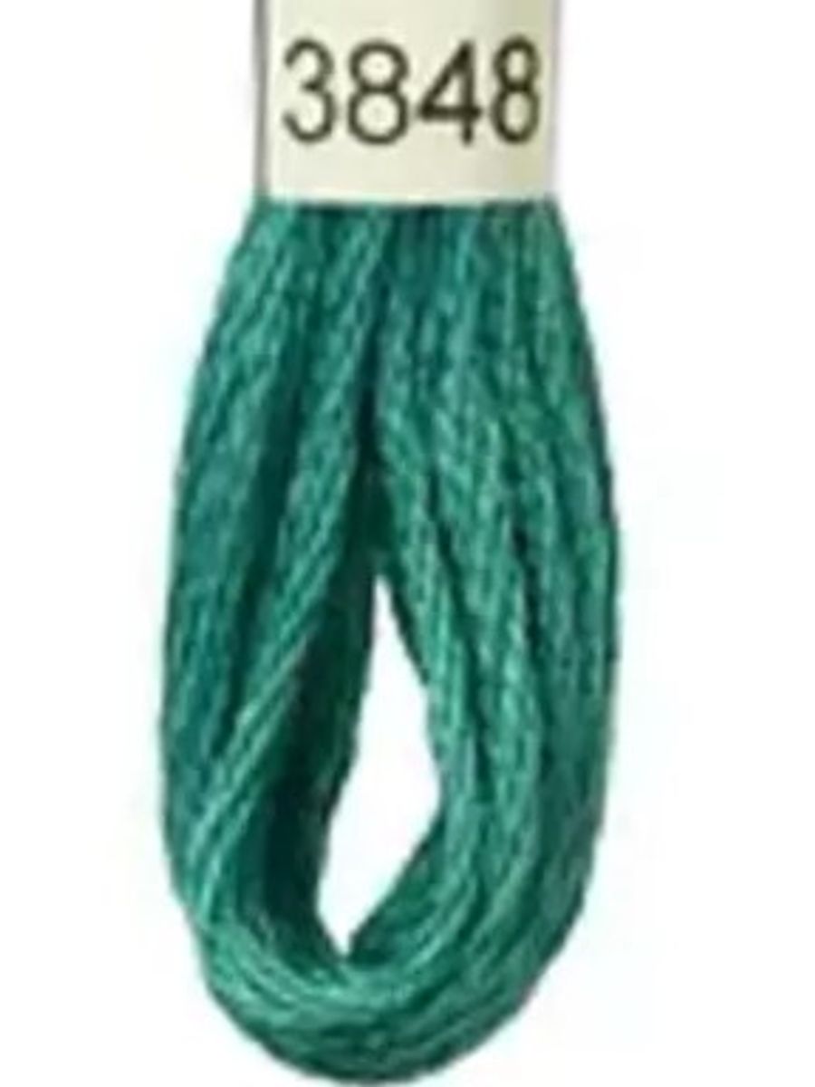 DMC Mouline No. 117 ensfarget brodergarn bomull