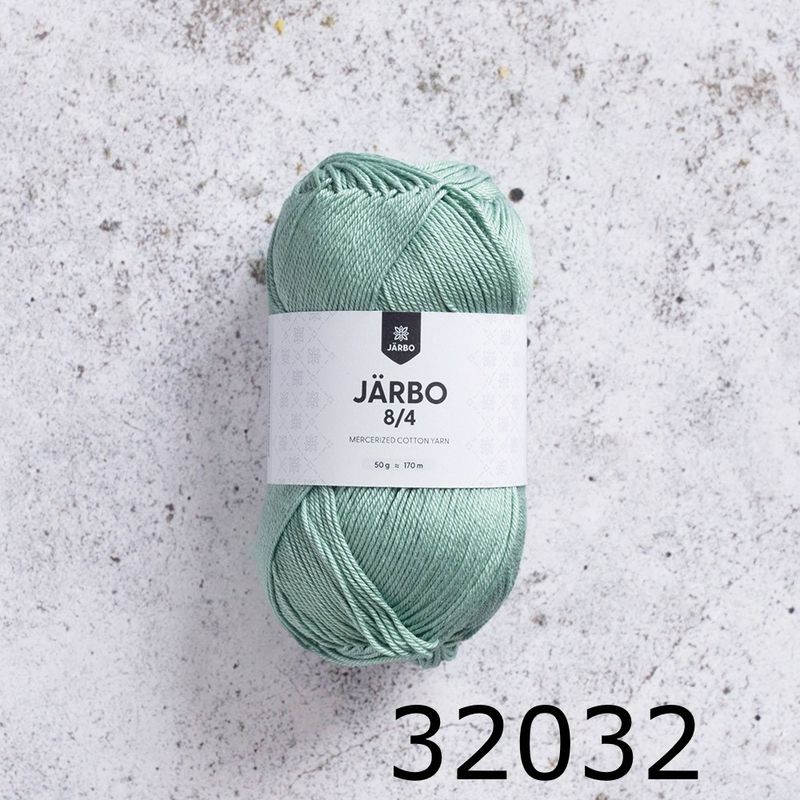 Järbo 8/4 bomullsgarn 50 gram - flere farger